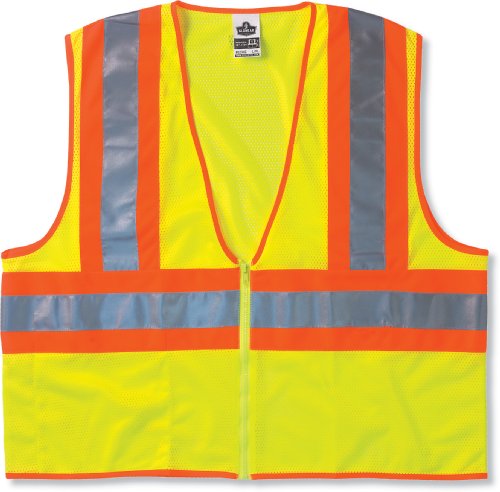 Images for GLoWEAR 8229Z Economy Class-2 Two-Tone Vest, Lime, Large/X-Large