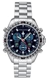CHASE-DURER FIGHTER COMMAND ALARM CHRONO WATCH BLUE 236.1LL3-BR04