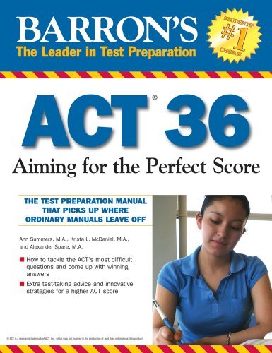 Barrons ACT 36: Aiming Perfect Score