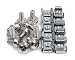 StarTech.com 50 Pkg M6 Mounting Screws and Cage Nuts for Server Rack Cabinet CABSCREWM6