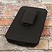 BLU Studio 5.0 Belt Clip, MPERO Collection 3 in 1 Tough Black Kickstand Case for BLU Studio 5.0