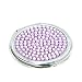 Purple Crystal Metal Cosmetic Makeup Mirror
