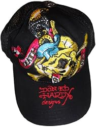 Men's Ed Hardy Hat Chain Cap Skull Death or Glory