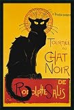 Tournee du Chat Noir Framed Posterz by Theophile Alexandre Steinlen,25.7 x 37.7 Framed