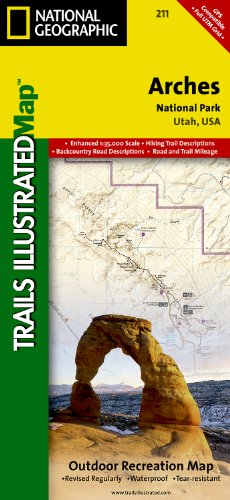 Arches National Park, Utah # 211 (Trails Illustrated)