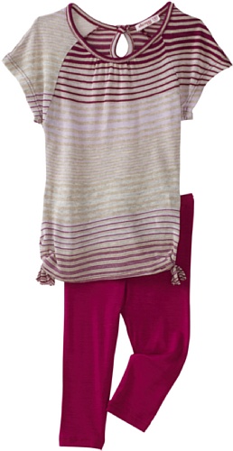 Little Ella Baby-girls Infant Sunkiss Tunic Set, Raspberry, 6-12 Months