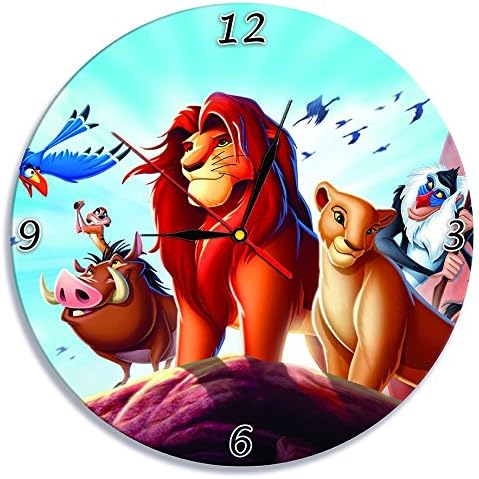 The Lion King Gifts Sticker Wall Clock Modern Decal Art Home Decor