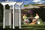 Newport Vinyl Pergola Arbor Without Trim Kit