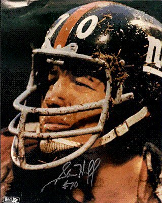 Autographed/Hand Signed Sam Huff New York Giants 8x10 Photo
