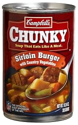 Campbell Chunky Soup, Sirloin Burger with Country Vegetables, 10.75-Ounce Units (Pack of 12)