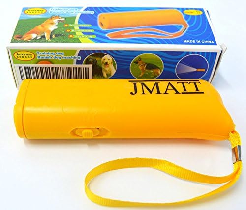 Ultrasonic Dog Repeller and Trainer - Deterrent for Nuisance and Destructive Dogs - Training Aid for Promoting Obedience and Discouraging Behavior Problems in Your Pet