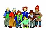 Image Hape Doll Family Of 7 Made Of Bamboo