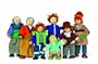 Hape Doll Family Of 7 Made Of Bamboo