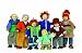 Hape Doll Family Of 7 Made Of Bamboo