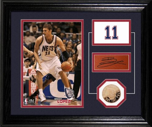 Highland Mint New Jersey Nets Brooke Lopez Player Pride Desktop