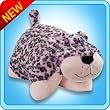 My Pillow Pet Leopard Pink/Purple 18" -Large