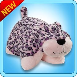 My Pillow Pet Leopard Pink/Purple 18" -Large