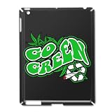 iPad 2 Case Black of Marijuana Go Green