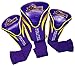 Team Golf NCAA East Carolina Pirates Contour Golf Club Headcovers (3 Count) Numbered 1, 3, & X, Fits Oversized Drivers, Utility, Rescue & Fairway Clubs, Velour lined for Extra Club Protection