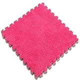 STONG ジョイントマット フロアマット キッズスペース プレイマット 単色 9枚 ローズ