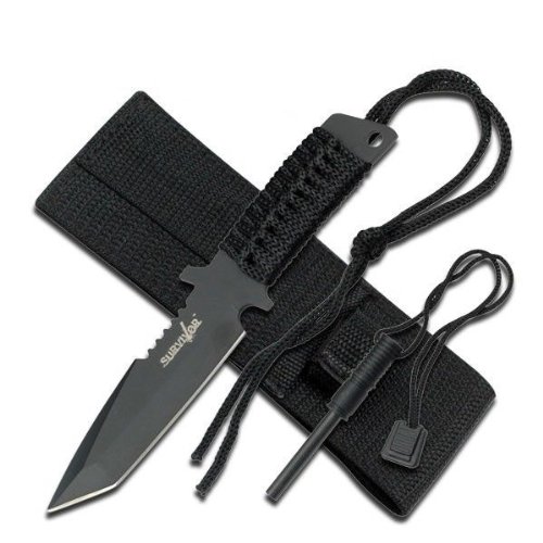 Survivor HK-760 Fixed Blade Knife, 7-Inch Overall Survivor HK-760 Fixed Blade Knife, 7-Inch Overall