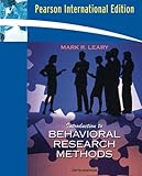 Introduction to behavioral research methods