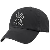 Twins Enterprise New York Yankees Black Clean Up Adjustable Hat
