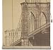 New York Black & White Photo Print - 6ft. Long Brooklyn Bridge Bamboo Roll Up Window ...