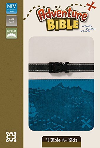 NIV, Adventure Bible, Imitation Leather, Gray/Blue, by Zondervan