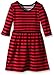 Marmellata Girls' Pink Striped Knit Dress