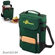 Oregon Ducks Duet Insulated Wine and Cheese Tote - Hunter Green w/Embroidery