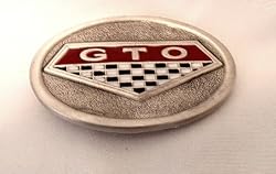 GTO Enamel Pewter Belt Buckle