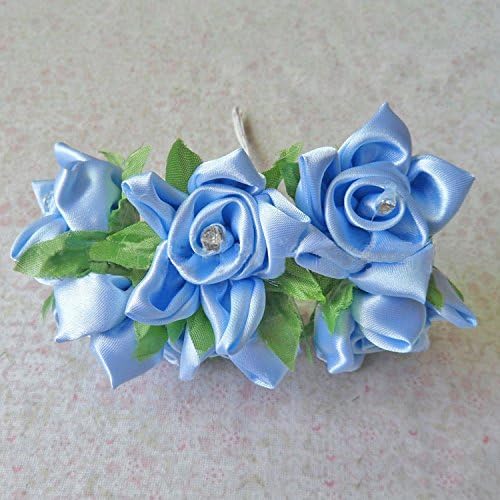 Chic 72 branches/pack DIY craft artificial Silk rose flower wedding hair accessory for brides scrapbooking products