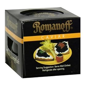 Romanoff, Caviar Lumpfish Black, 2-Ounce (6 Pack)