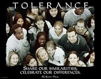 TOLERANCE & DIVERSITY Motivational Vinyl BANNER "Share Our Similarities, Celebrate Our Differences" - XXL 48" x 64" for School, Sports & Recreation Centers and Youth Organizations.