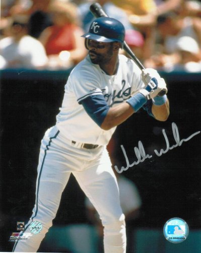 Willie Wilson Autographed Kansas City Royals 8