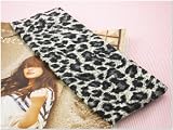 Grey Leopard Animal Print Stretchy Hair Band for Women or Girl Fashion Accessories