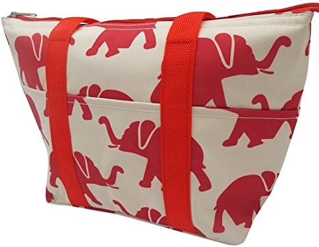 Womens Thermal Insulated Lunch Tote Bag (Elephant)