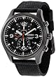 Seiko Chronograph Black Ion Mens Watch SNDA65