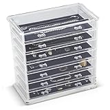 IMAGE OF Acrylic Deluxe 7-Drawer Jewelry Chest (Clear) (11 7/8