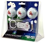 Arizona State Sun Devils 3 Golf Ball Gift Pack w/ Hat Clip - NCAA College Athletics