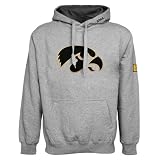 NCAA Iowa Hawkeyes Ash Automatic Hoody Sweatshirt