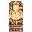 Two Toned Hand Carved Ganesha Statue