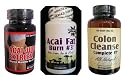 3 Combo High Potency ACAI Juice Extreem - Natural Nutrition, Energy and also used for Weight Loss Detox Diet , ACAI Fat Burn #3 and Colon Cleanse Complete #7