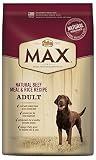 NUTRO MAX Adult Dog Food Natural Beef Meal and Rice Recipe 30 Pounds