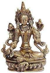 Tara Buddha Brass Collectible Figurines 5 x4 inches (bda009)