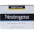 Neutrogena Fragrance Free Transparent Facial Bar, Original Formula, 3.5 Ounce (Pack of 3) from Neutrogena