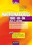 Math�matiques �tout-en-un� ECE 1re ann�e - Cours et exercices corrig�s