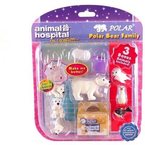 Childrens Toyshop  Toys : Animal Hospital Polar Family - Polar Bear