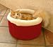Small 16 Cat Cuddler Pet Bed - Red